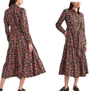 Boden Tiered Maxi Dress Shirt